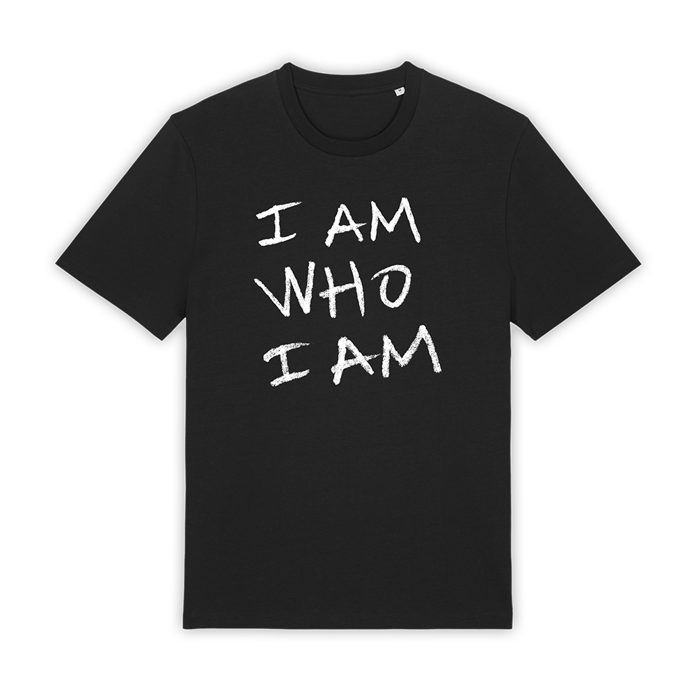 T-SHIRT NOIR - I AM WHO I AM